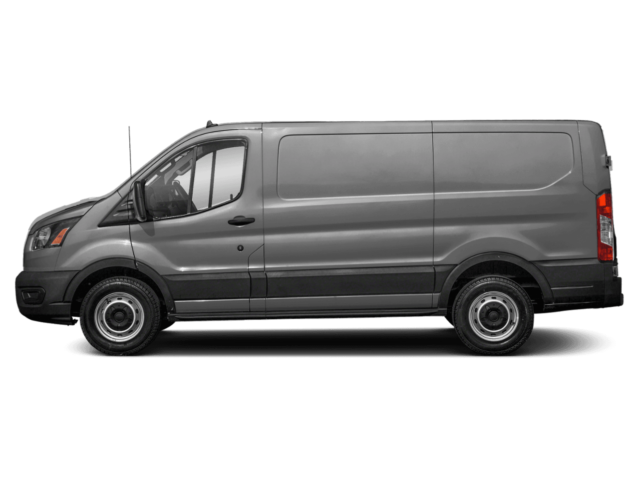 2021 Ford Transit Cargo Van T-250 148" Low Rf 9070 GVWR AWD - Profile, facing to the left