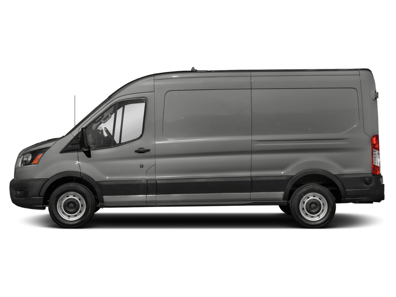 2021 Ford Transit Cargo Van T-250 148" Med Rf 9070 GVWR AWD - Profile, facing to the left