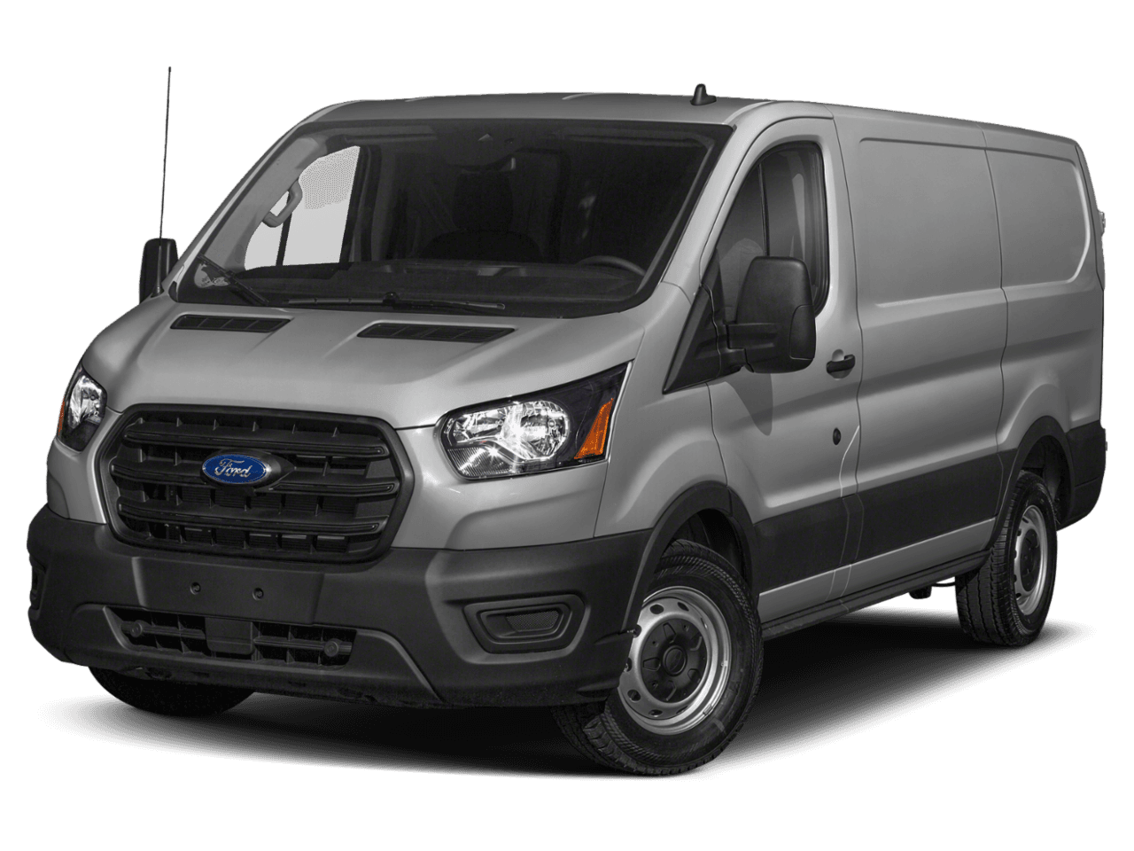 2021 Ford Transit Cargo Van T-350 130" Low Rf 9500 GVWR RWD - Front 3/4, facing to the left