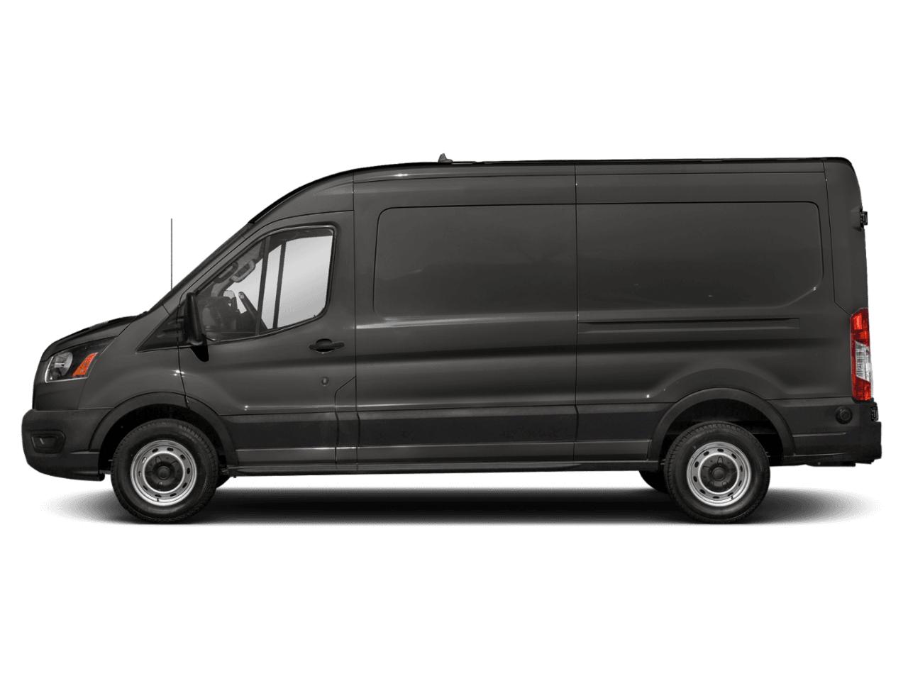 2021 Ford Transit Cargo Van T-350 130" Med Rf 9500 GVWR RWD - Profile, facing to the left