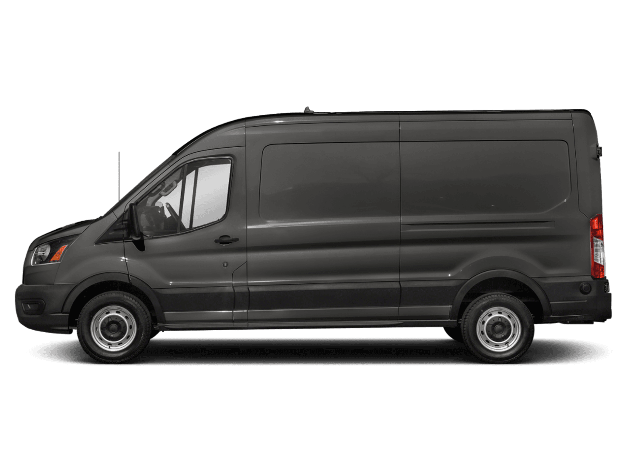 2021 Ford Transit Cargo Van T-350 HD 148" EL Hi Rf 11000 GVWR DRW RWD - Profile, facing to the left