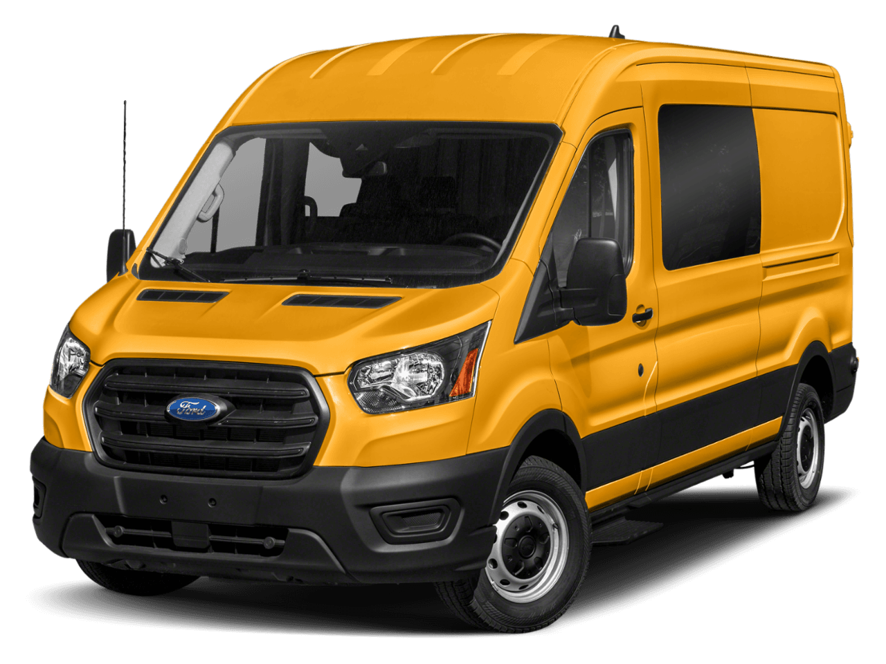 2021 Ford Transit Crew Van  - Front 3/4, facing to the left