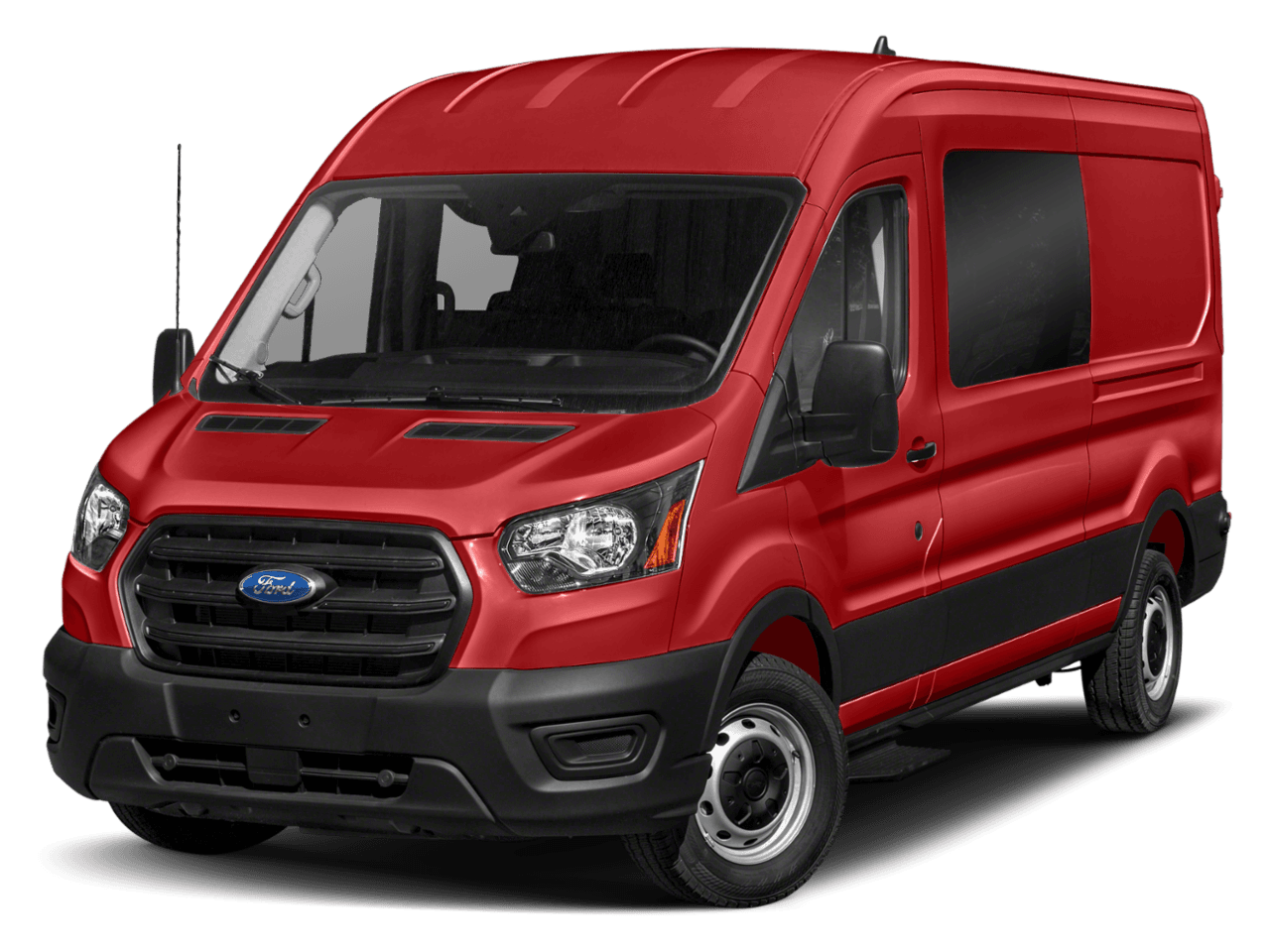 2021 Ford Transit Crew Van  - Front 3/4, facing to the left