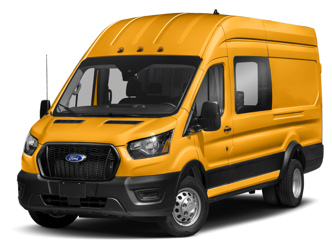 2021 Ford Transit Crew Van  - Front 3/4, facing to the left