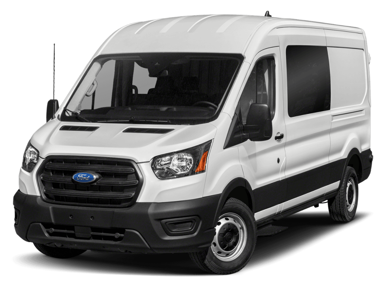 2021 Ford Transit Crew Van  - Front 3/4, facing to the left