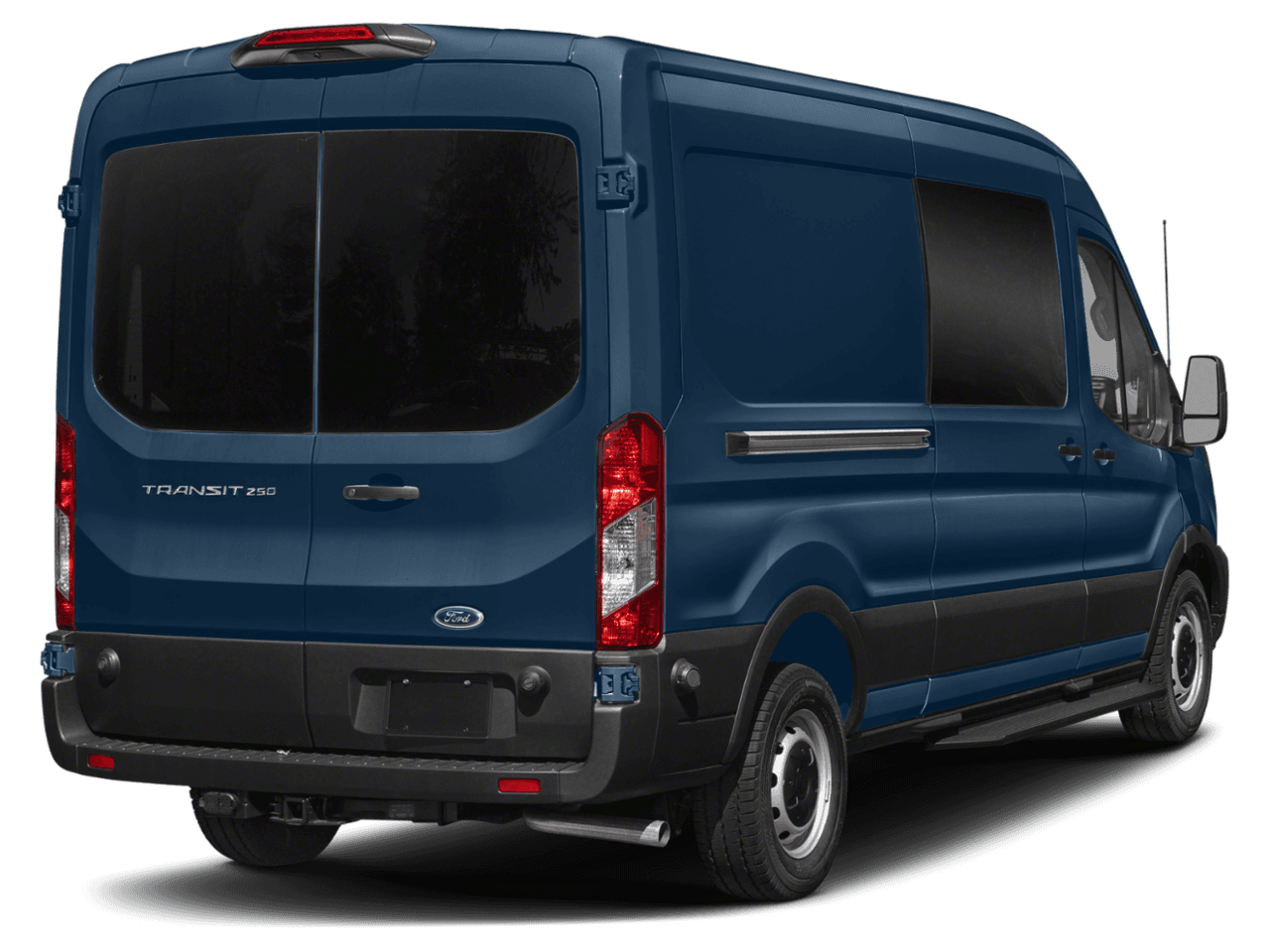 2021 Ford Transit Crew Van  - Rear 3/4, facing to the right