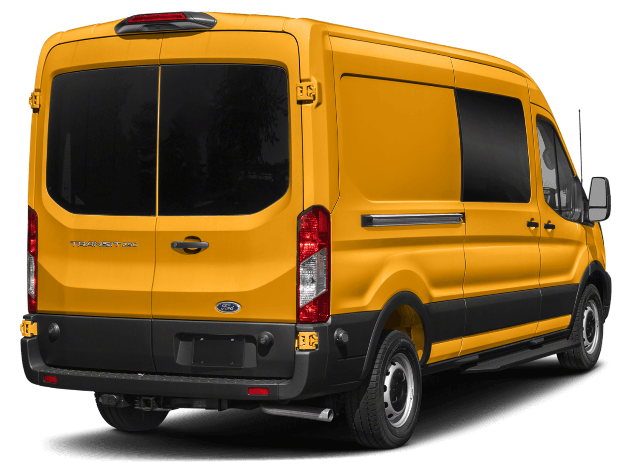 2021 Ford Transit Crew Van  - Rear 3/4, facing to the right