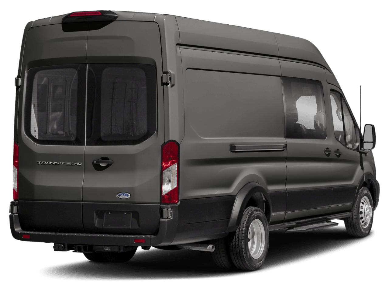 2021 Ford Transit Crew Van  - Rear 3/4, facing to the right