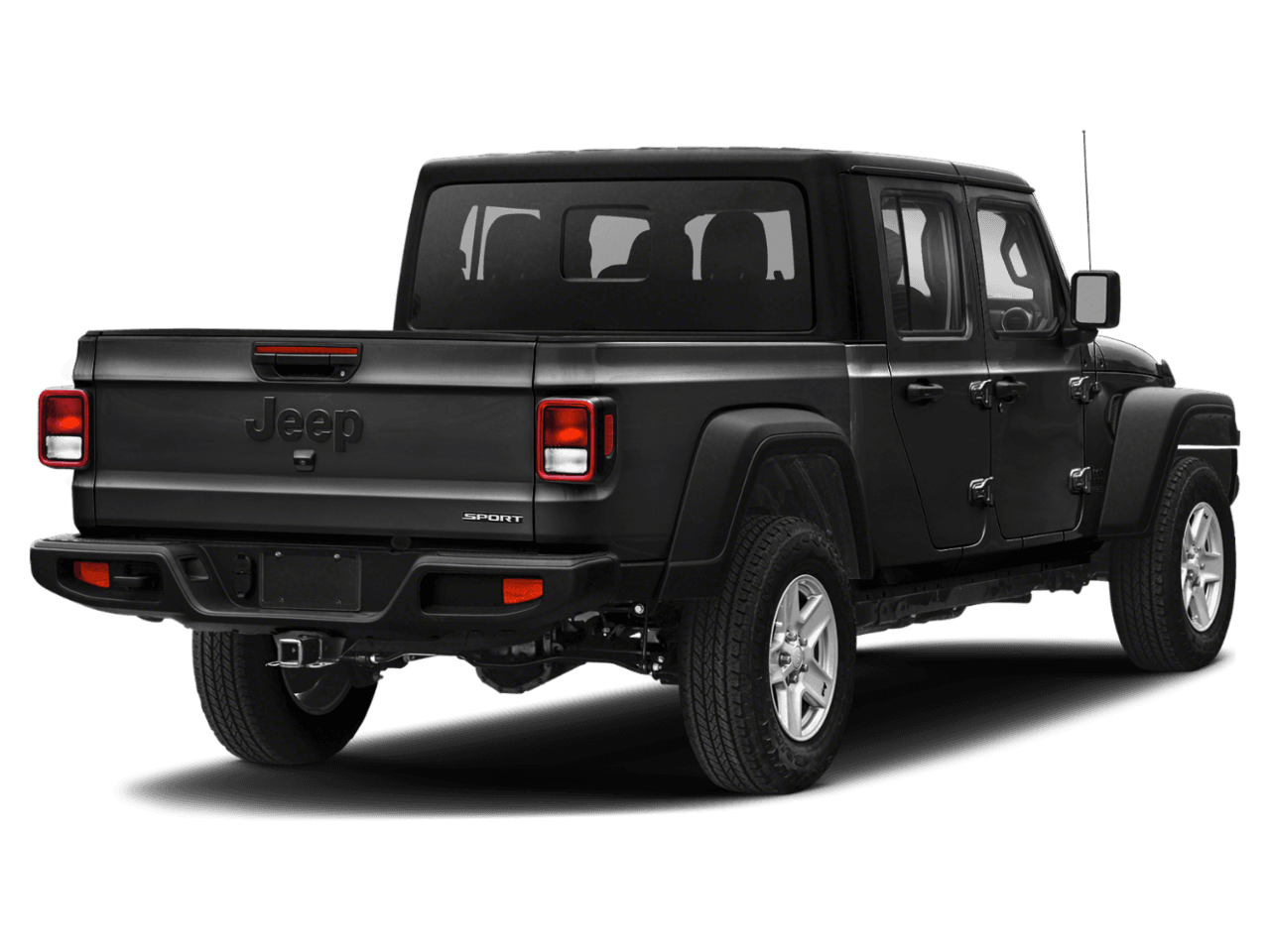 2021 Jeep Gladiator Sport - Rear 3/4, facing to the right
