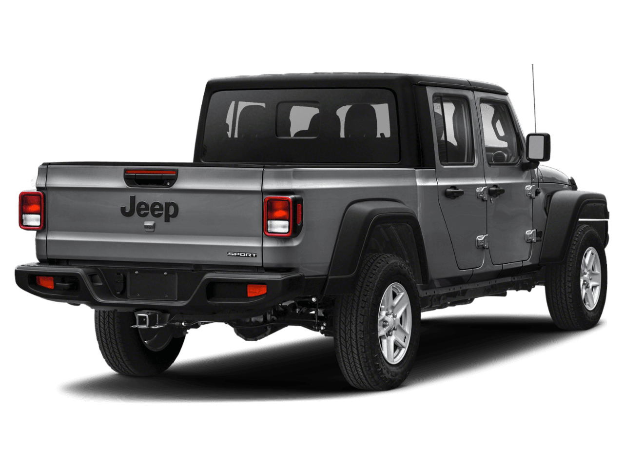 2021 Jeep Gladiator Sport - Rear 3/4, facing to the right