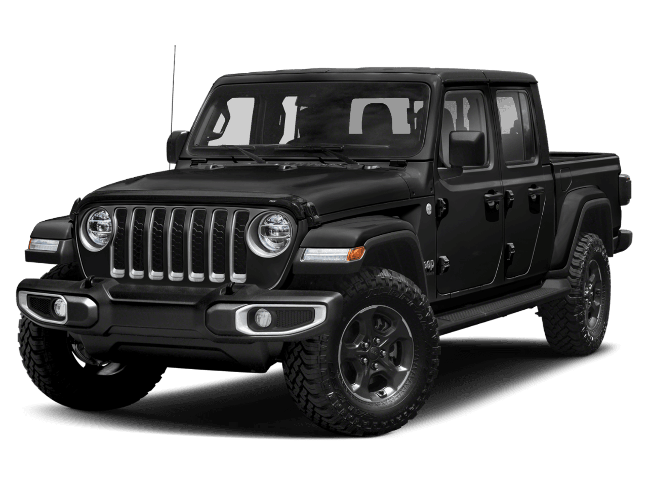 2021 Jeep Gladiator Overland - Front 3/4, facing to the left