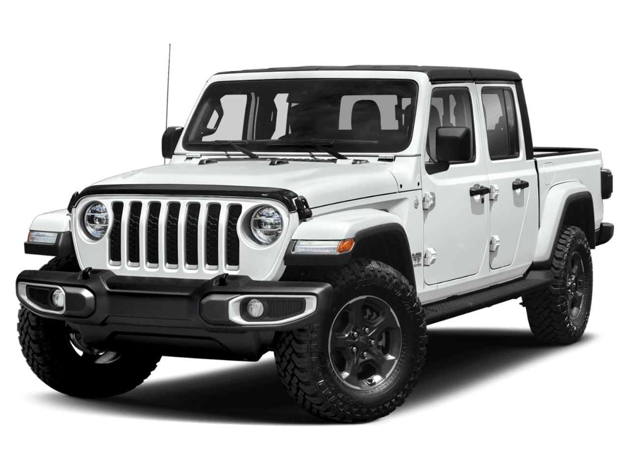2021 Jeep Gladiator Overland - Front 3/4, facing to the left