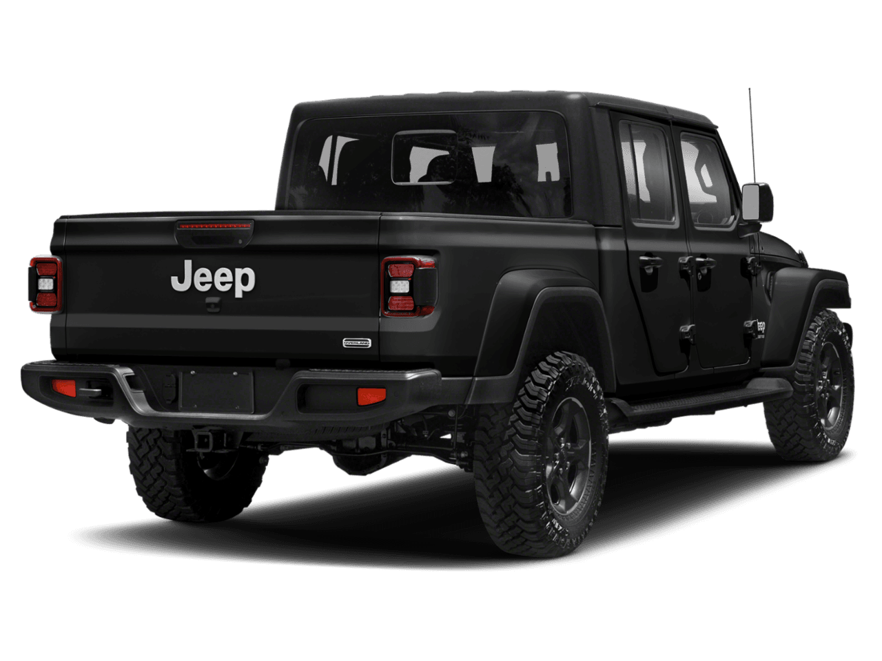 2021 Jeep Gladiator Overland - Rear 3/4, facing to the right