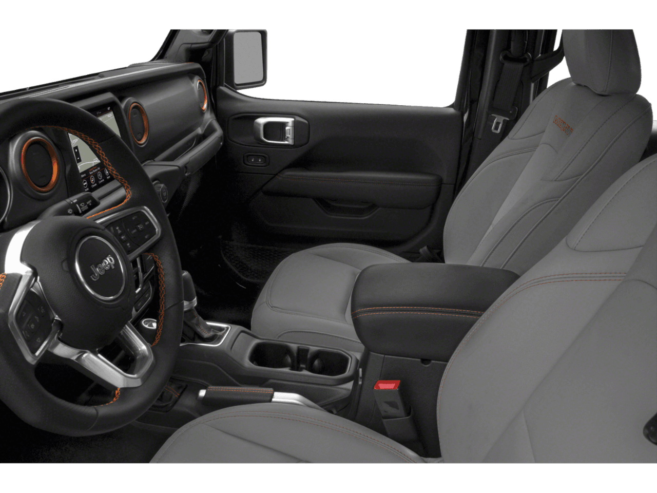 2021 Jeep Gladiator Mojave - Interior Driver's Side with Door Open, Front Seat Feature