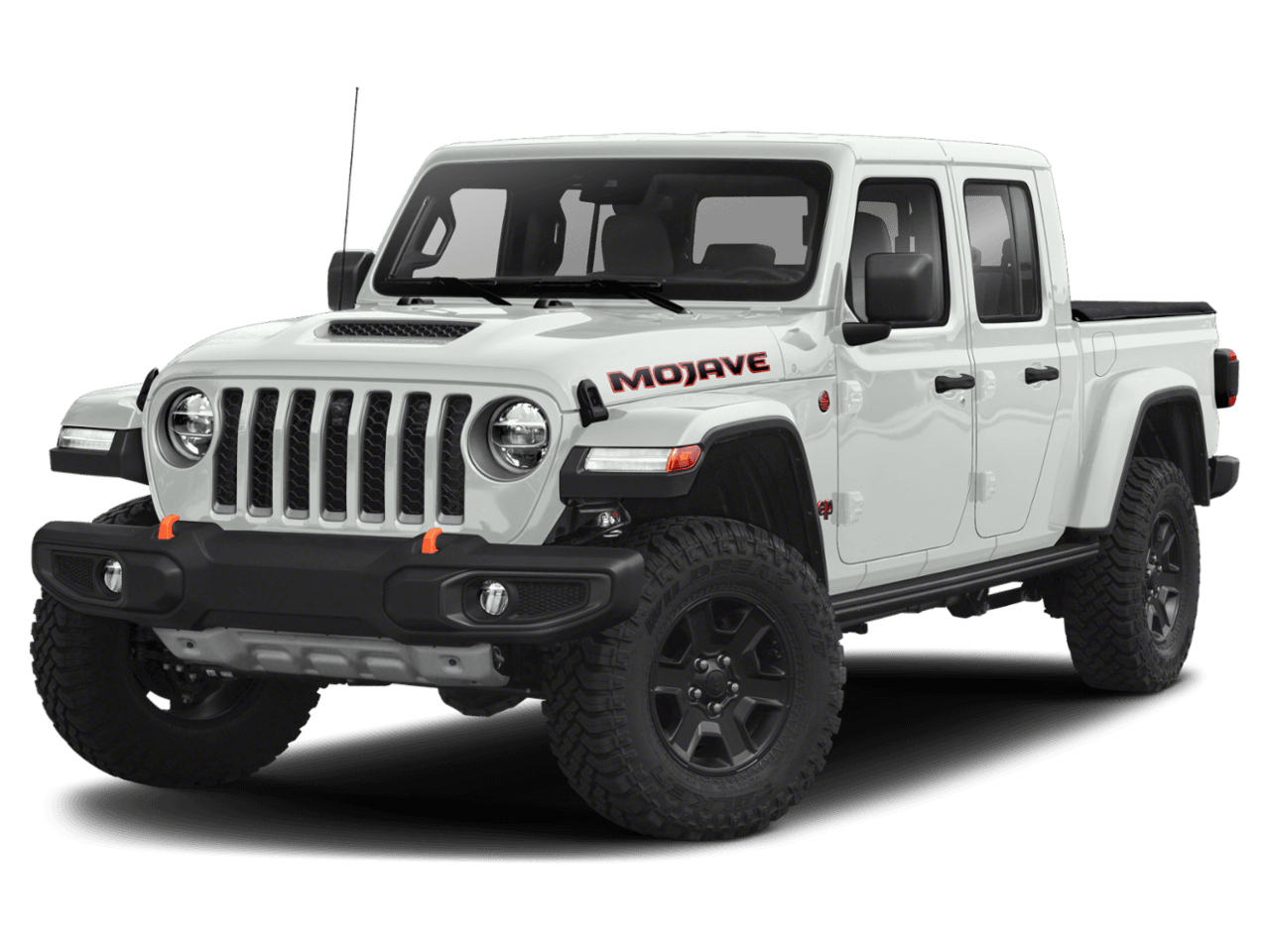 2021 Jeep Gladiator Mojave - Front 3/4, facing to the left