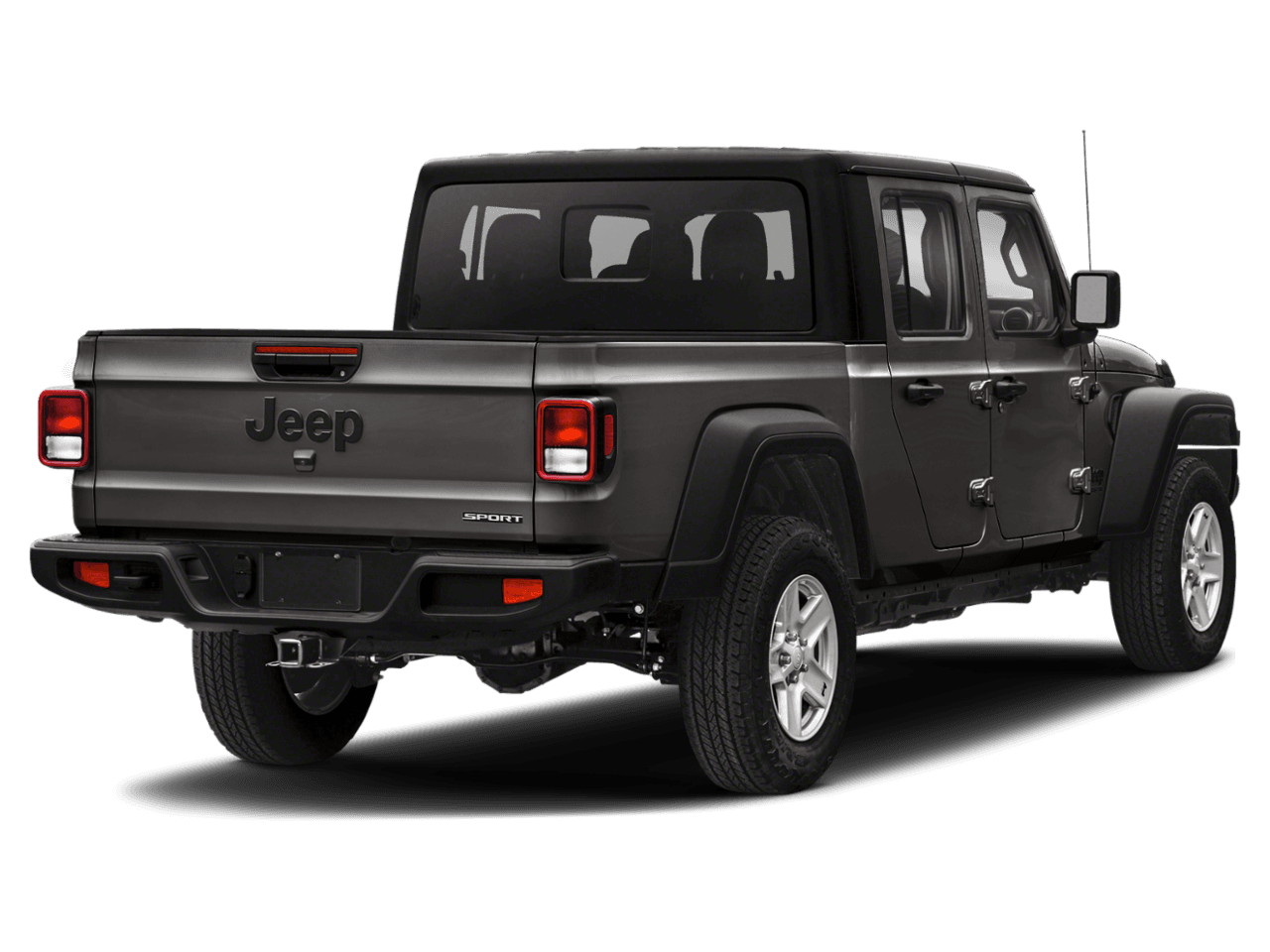 2021 Jeep Gladiator Willys Sport - Rear 3/4, facing to the right