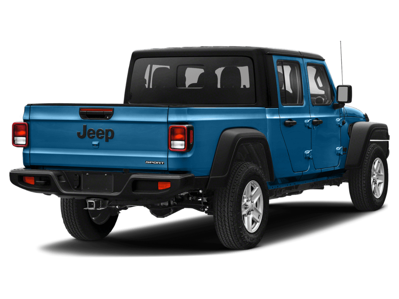 2021 Jeep Gladiator Willys - Rear 3/4, facing to the right