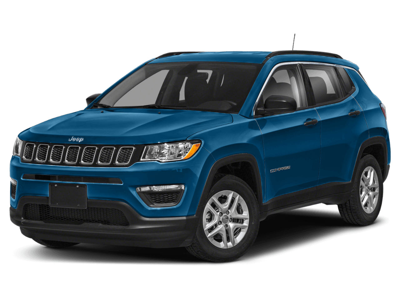 2021 Jeep Compass Latitude - Front 3/4, facing to the left