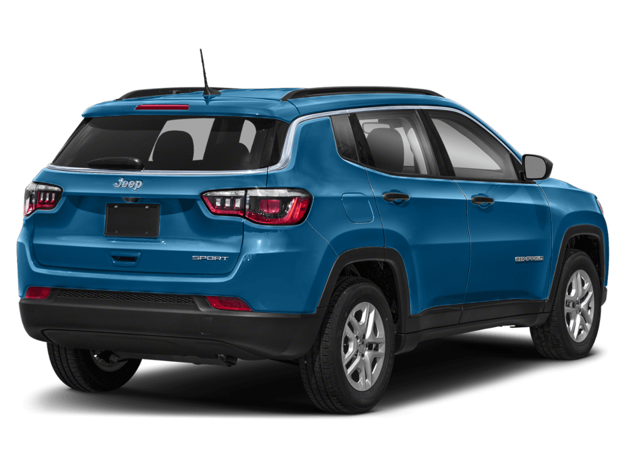 2021 Jeep Compass Altitude - Rear 3/4, facing to the right