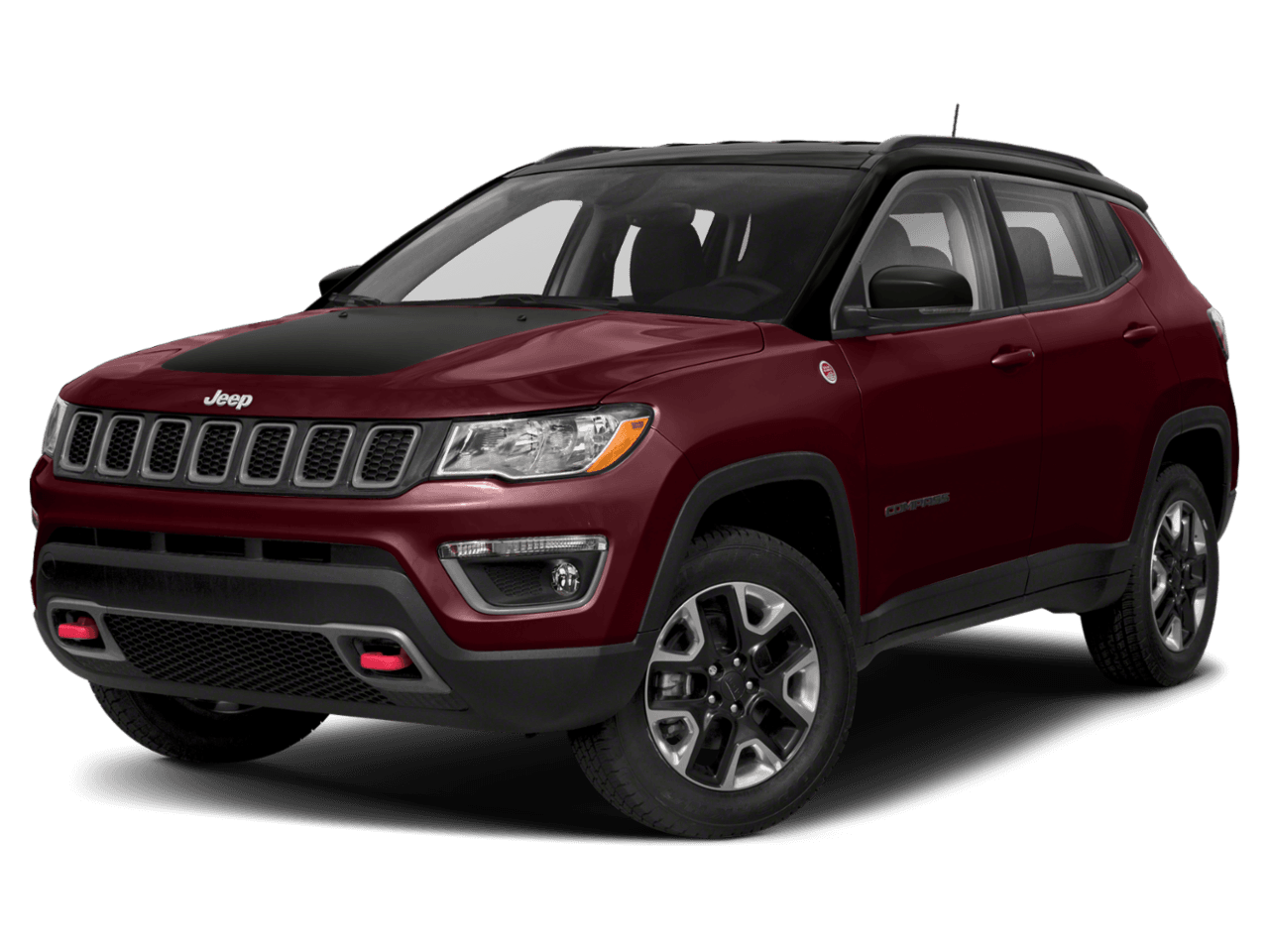2021 Jeep Compass Trailhawk - Front 3/4, facing to the left