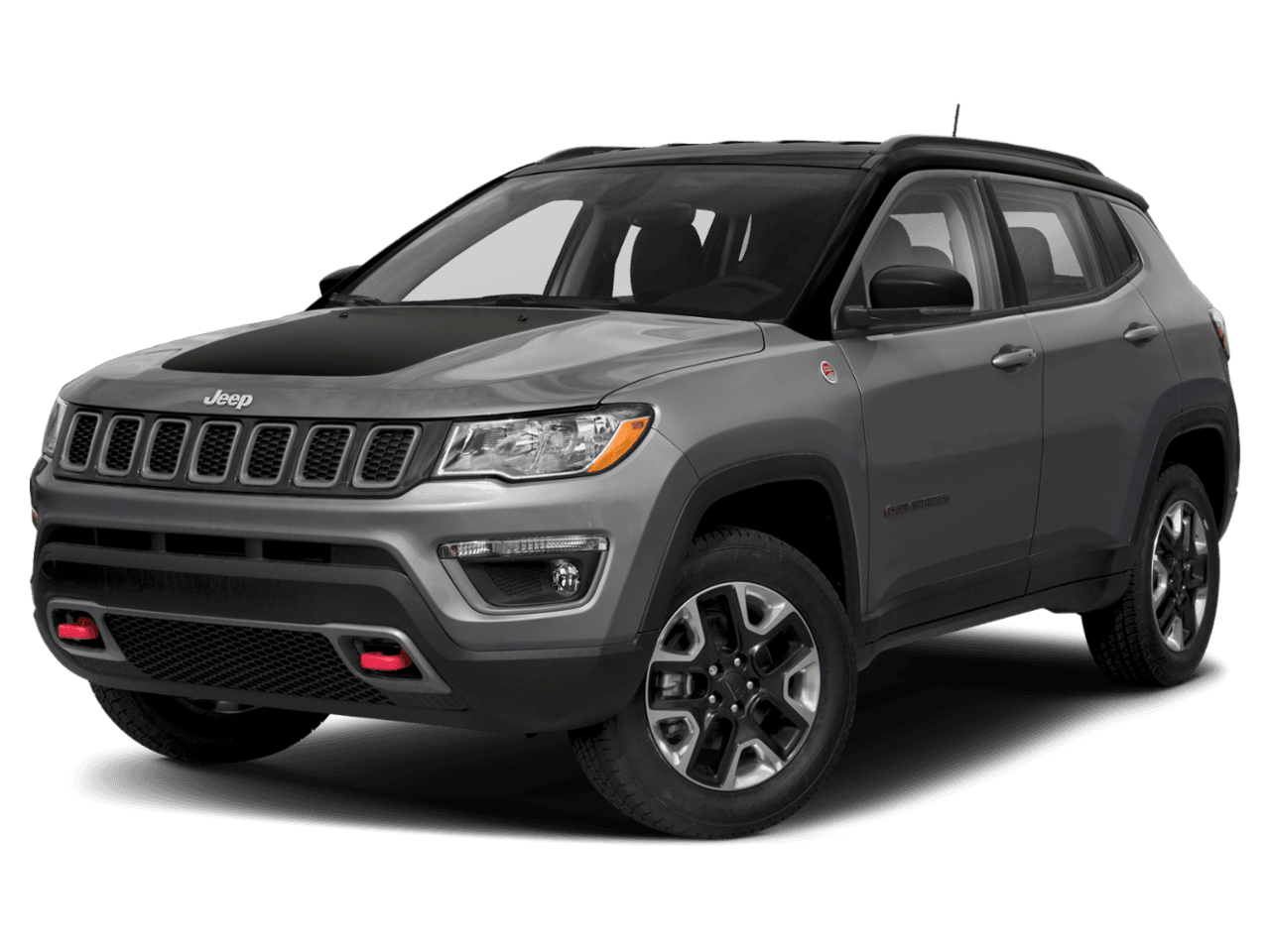 2021 Jeep Compass Trailhawk - Front 3/4, facing to the left