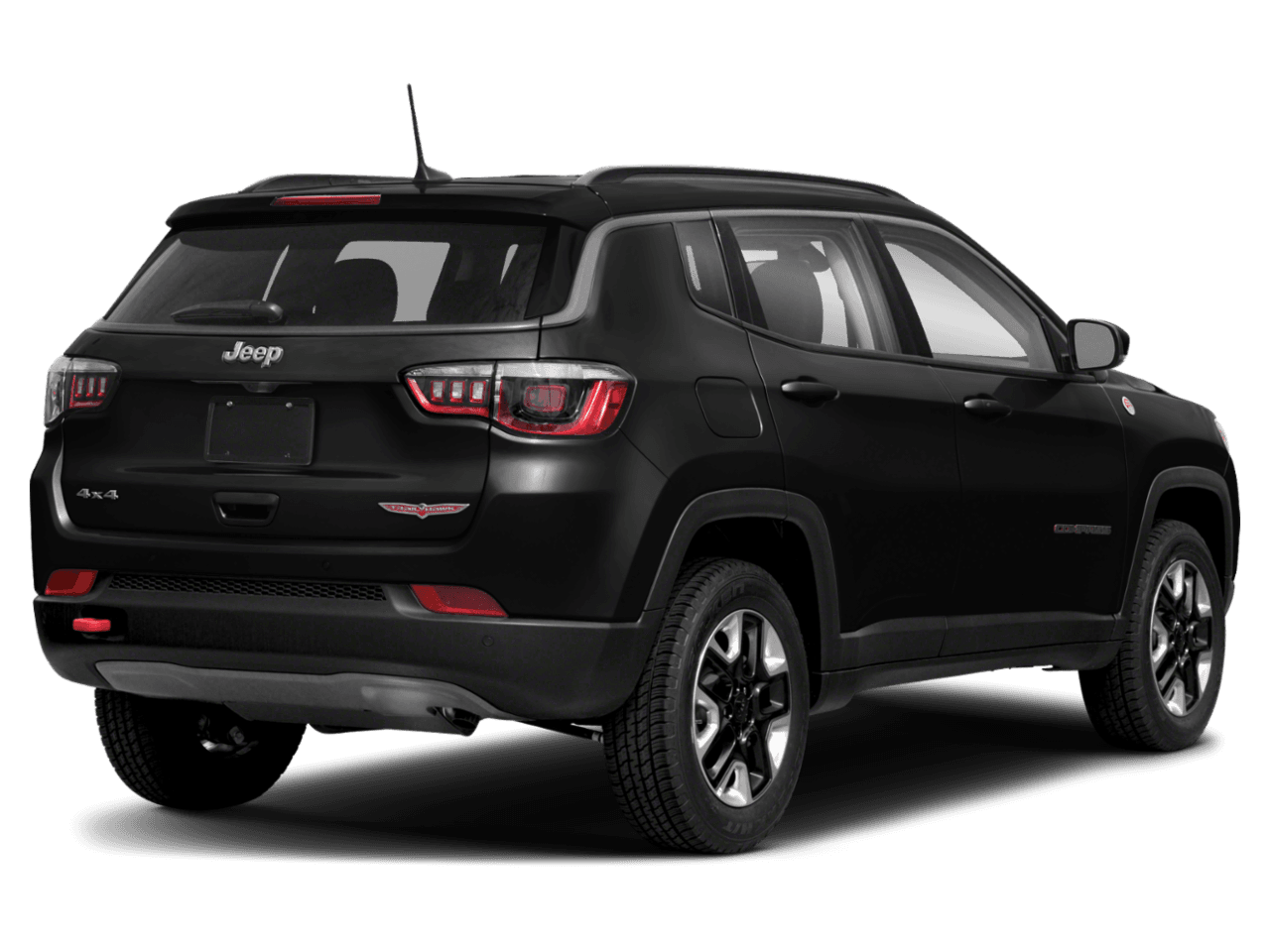 2021 Jeep Compass Trailhawk - Rear 3/4, facing to the right