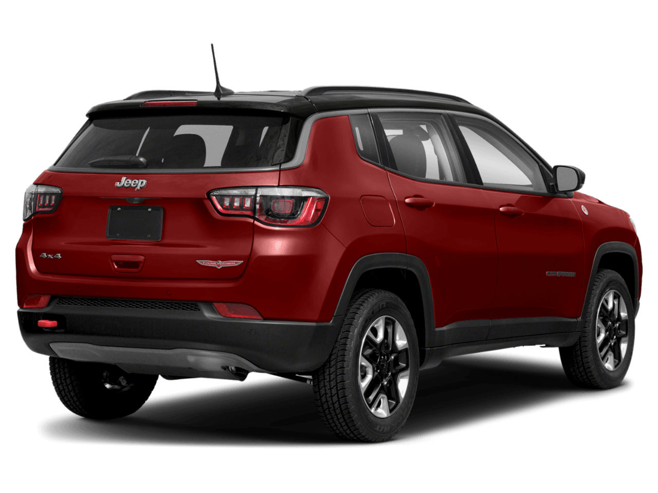 2021 Jeep Compass Trailhawk - Rear 3/4, facing to the right