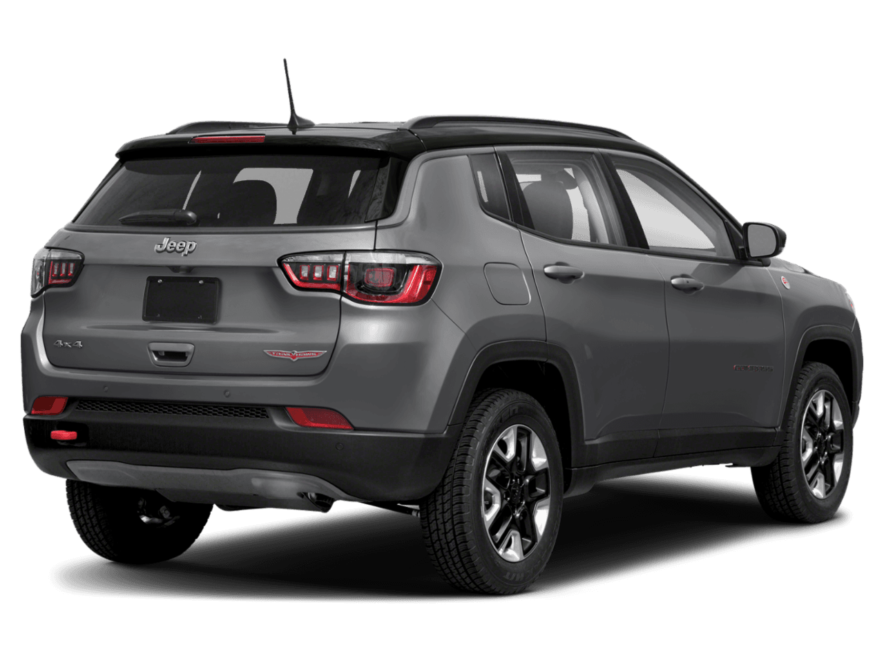2021 Jeep Compass Trailhawk - Rear 3/4, facing to the right