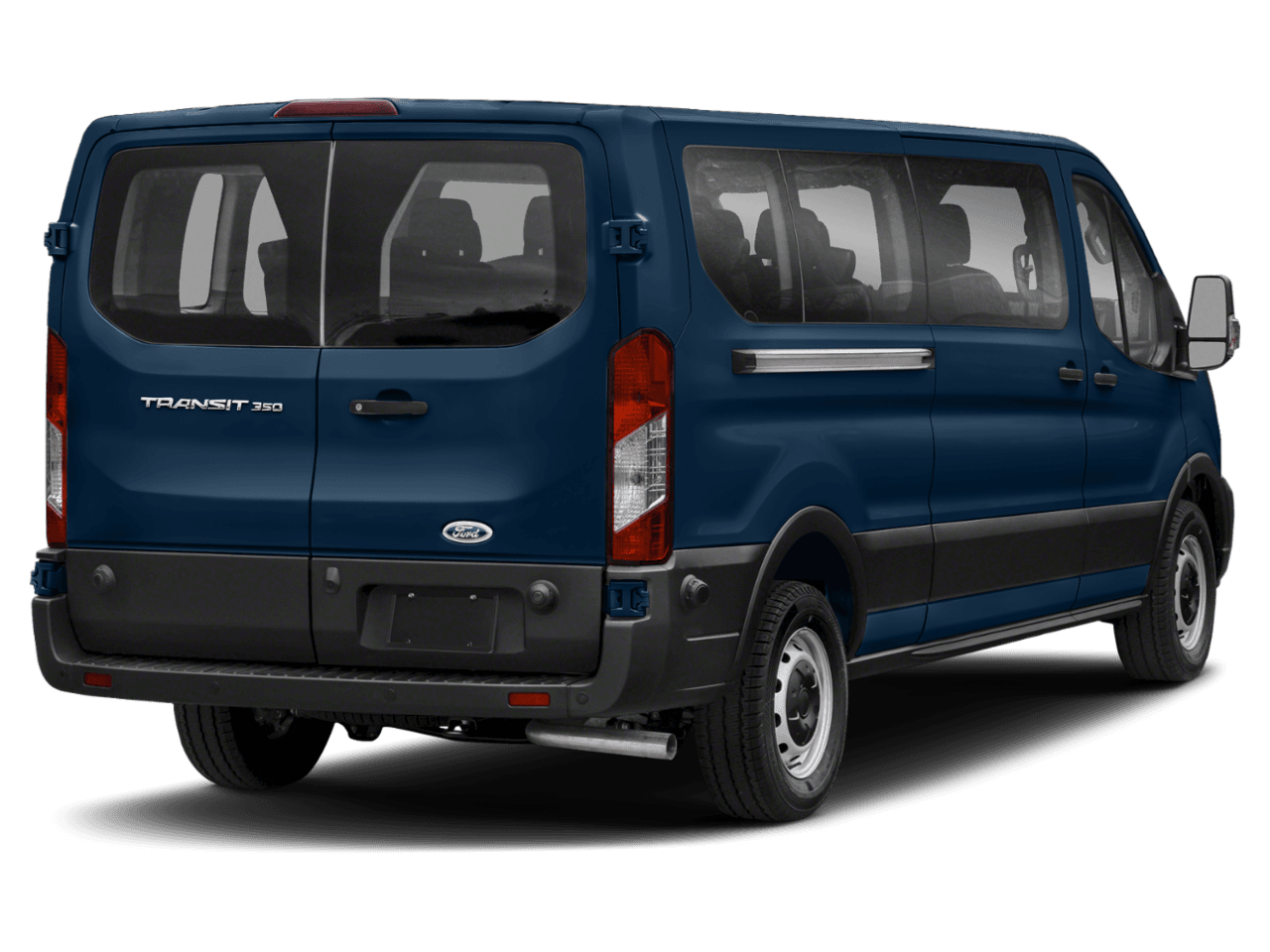 2021 Ford Transit Passenger Wagon T-150 - Rear 3/4, facing to the right