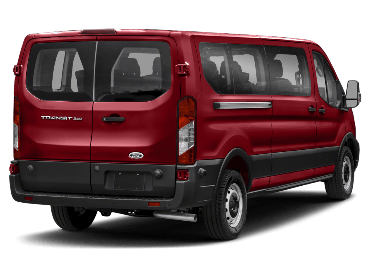 2021 Ford Transit Passenger Wagon T-150 - Rear 3/4, facing to the right