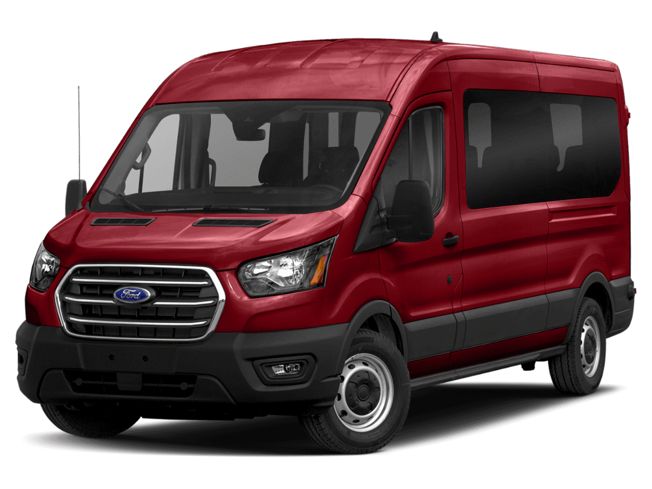 2021 Ford Transit Passenger Wagon T-350 - Front 3/4, facing to the left