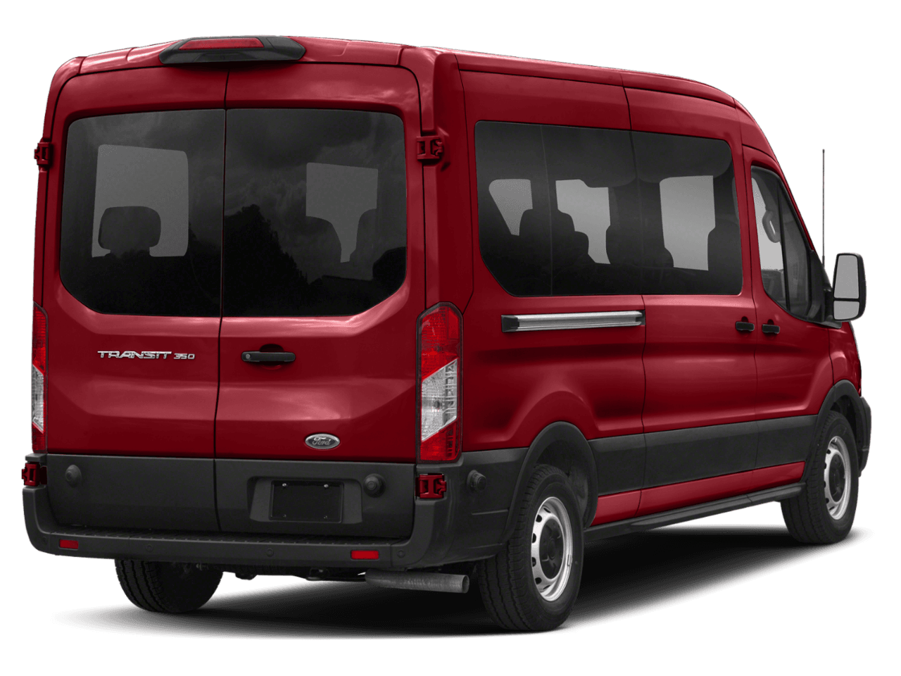 2021 Ford Transit Passenger Wagon T-350 - Rear 3/4, facing to the right