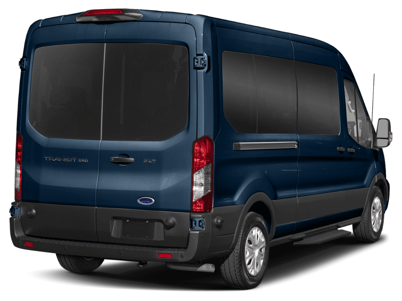 2021 Ford Transit Passenger Wagon T-350 - Rear 3/4, facing to the right