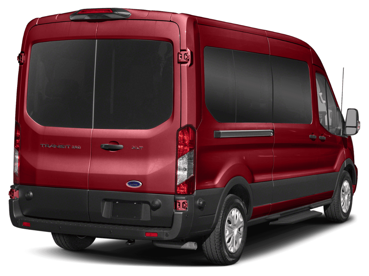 2021 Ford Transit Passenger Wagon T-350 - Rear 3/4, facing to the right