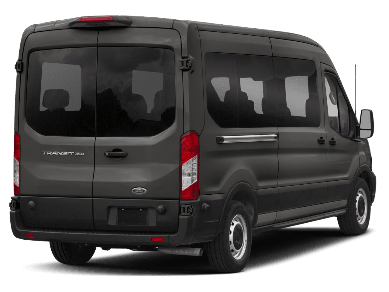 2021 Ford Transit Passenger Wagon T-350 - Rear 3/4, facing to the right
