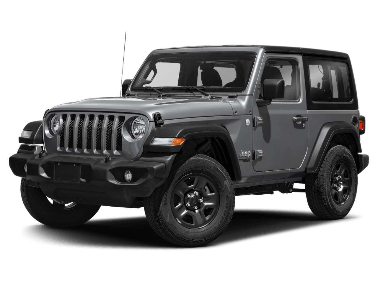 2021 Jeep Wrangler Sport - Front 3/4, facing to the left