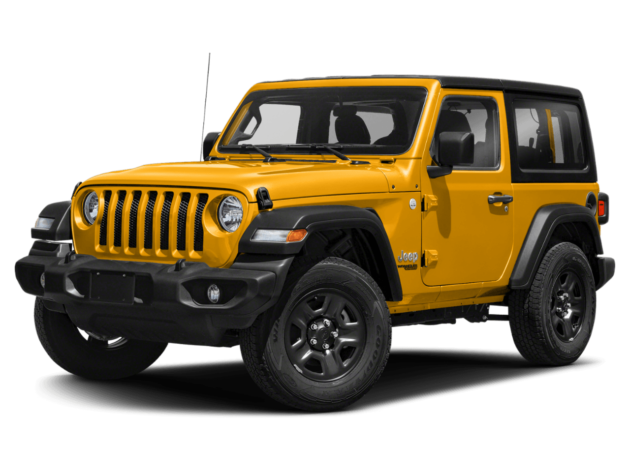 2021 Jeep Wrangler Sport - Front 3/4, facing to the left