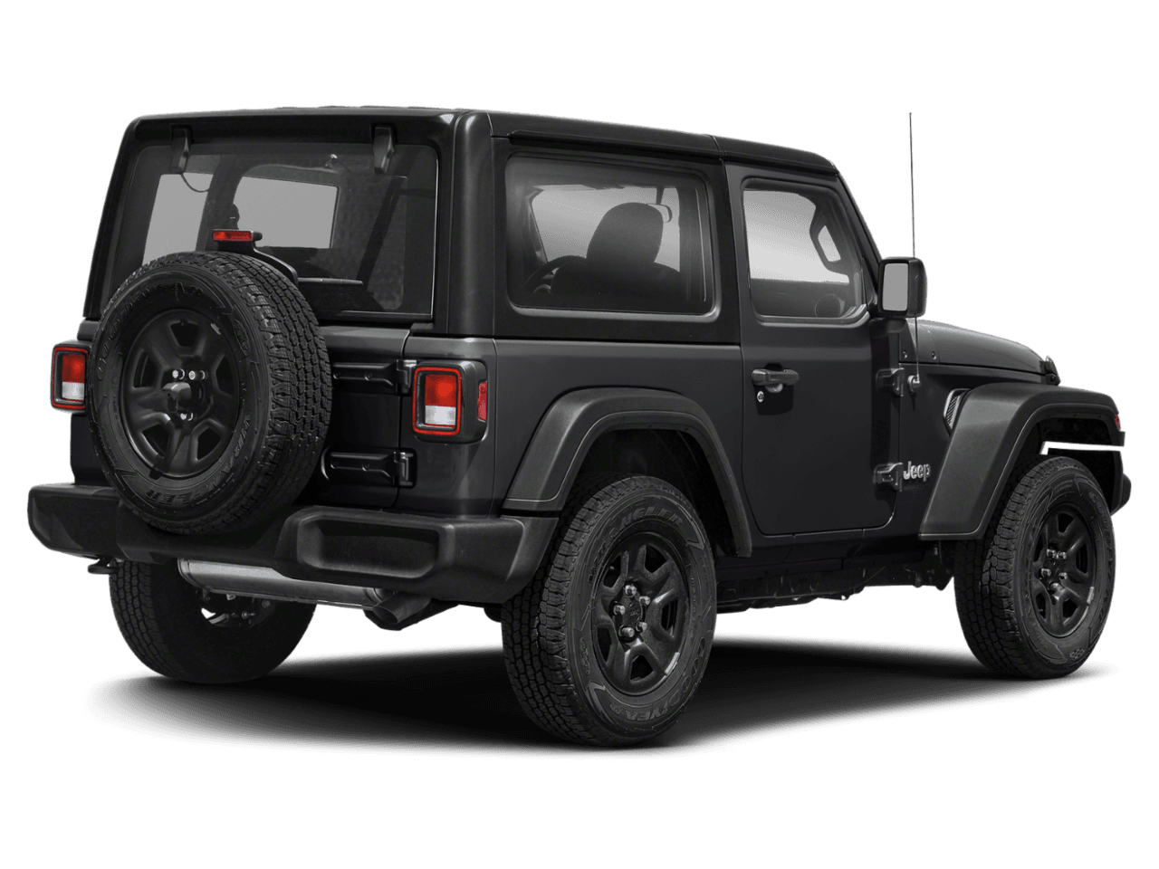2021 Jeep Wrangler Willys - Rear 3/4, facing to the right