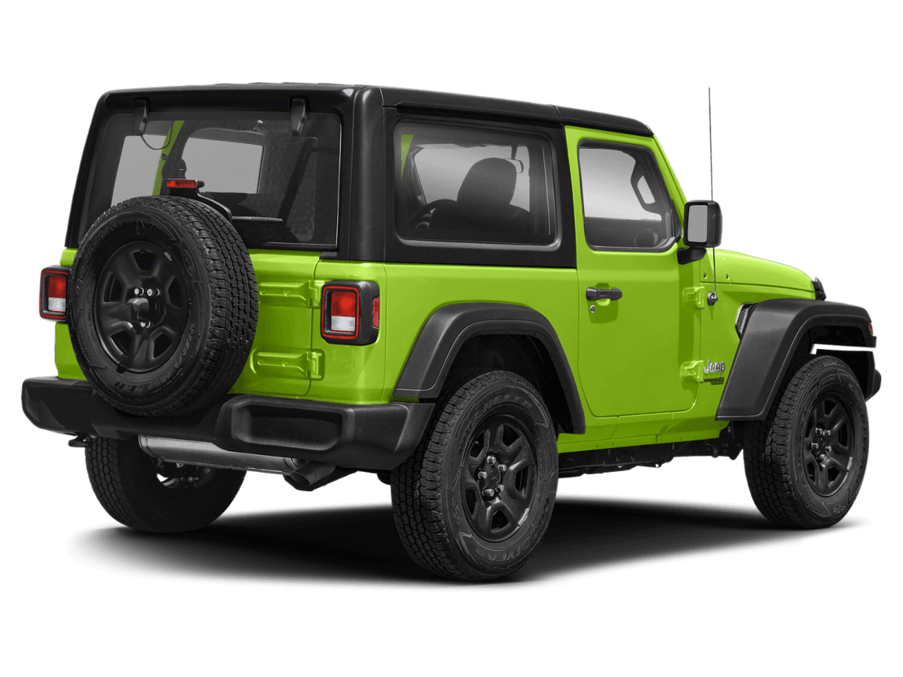 2021 Jeep Wrangler Willys - Rear 3/4, facing to the right