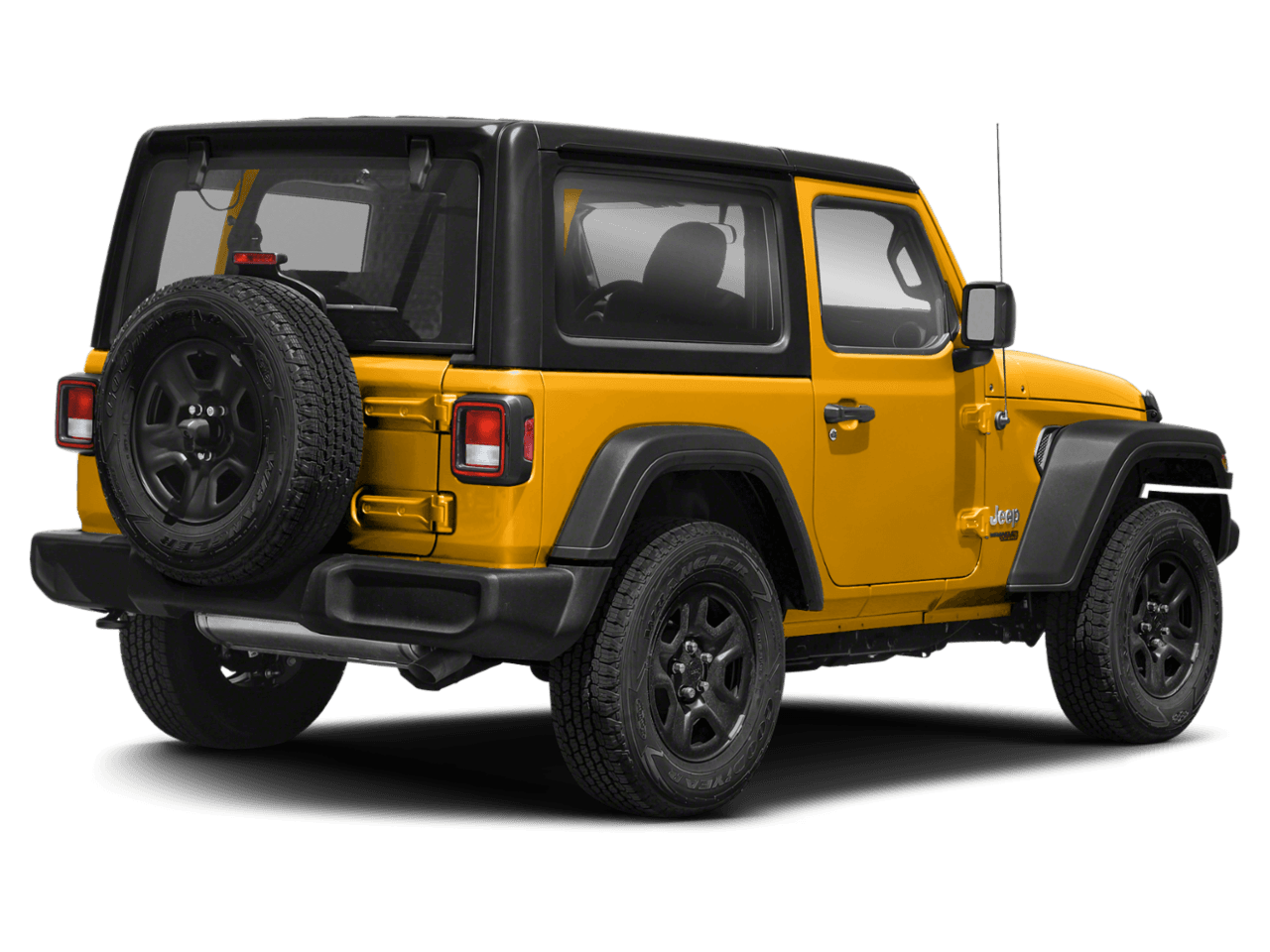 2021 Jeep Wrangler Willys - Rear 3/4, facing to the right