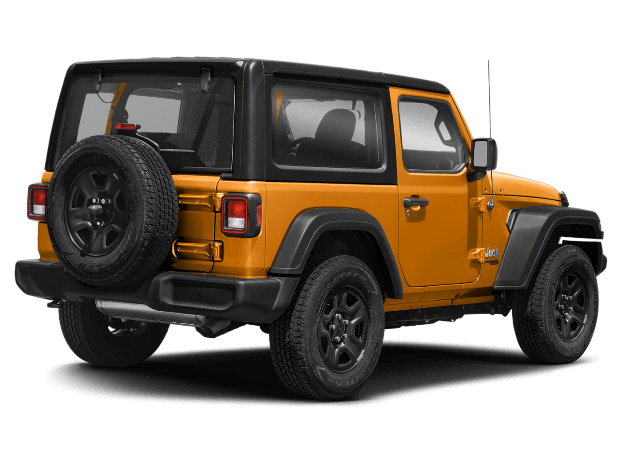 2021 Jeep Wrangler Willys - Rear 3/4, facing to the right