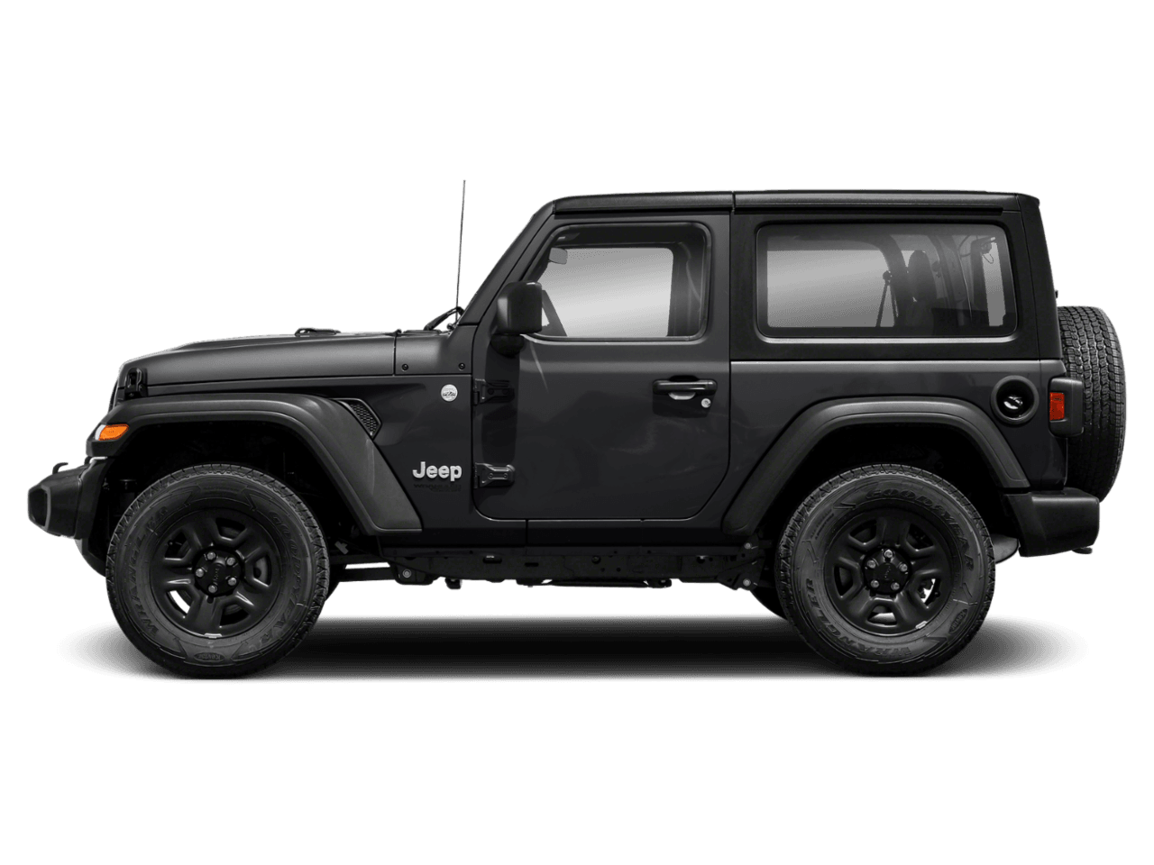 2021 Jeep Wrangler Willys Sport - Profile, facing to the left