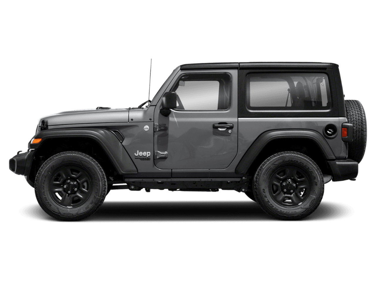 2021 Jeep Wrangler Willys Sport - Profile, facing to the left