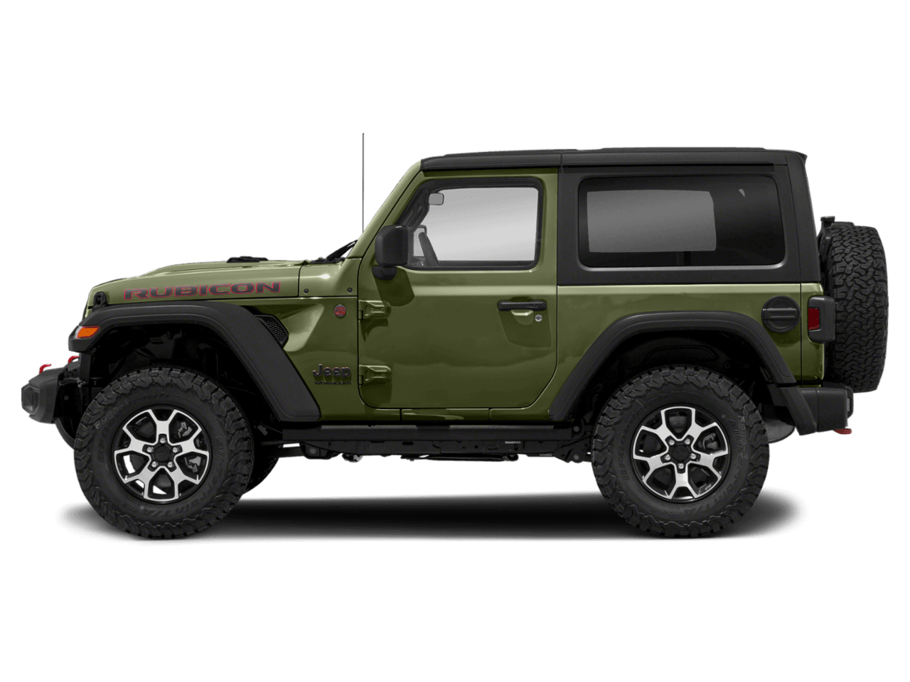 2021 Jeep Wrangler Rubicon - Profile, facing to the left