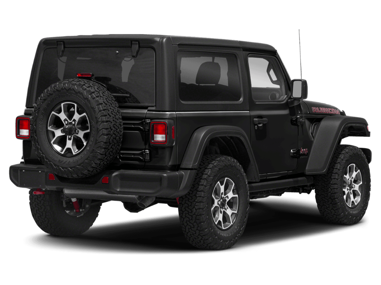 2021 Jeep Wrangler Rubicon - Rear 3/4, facing to the right