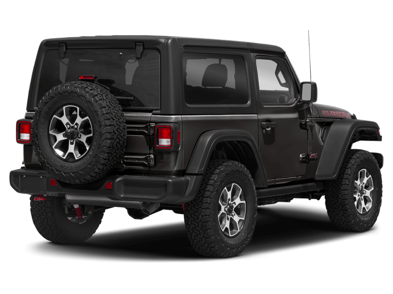 2021 Jeep Wrangler Rubicon - Rear 3/4, facing to the right