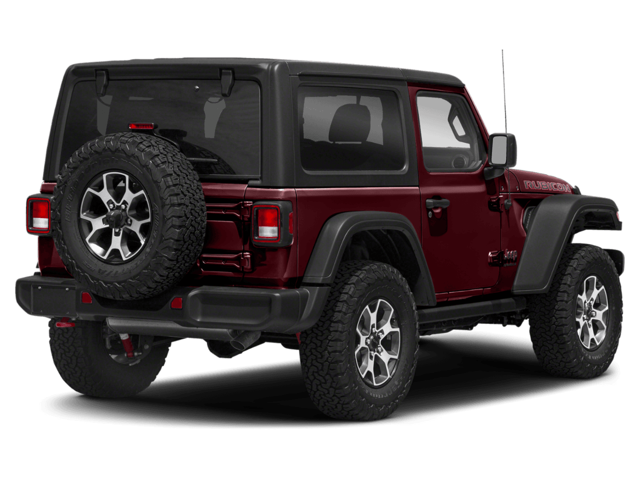 2021 Jeep Wrangler Rubicon - Rear 3/4, facing to the right