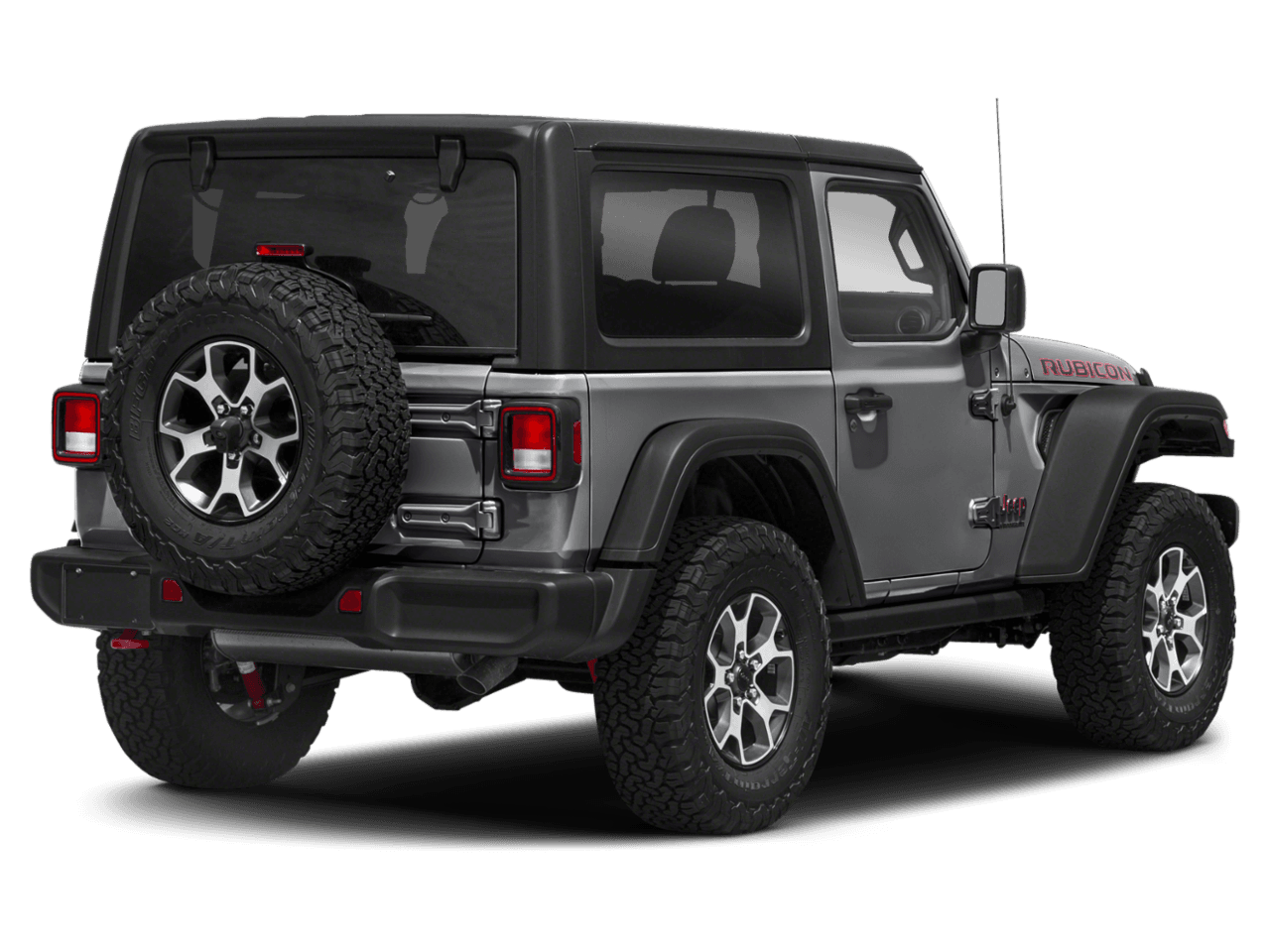 2021 Jeep Wrangler Rubicon - Rear 3/4, facing to the right