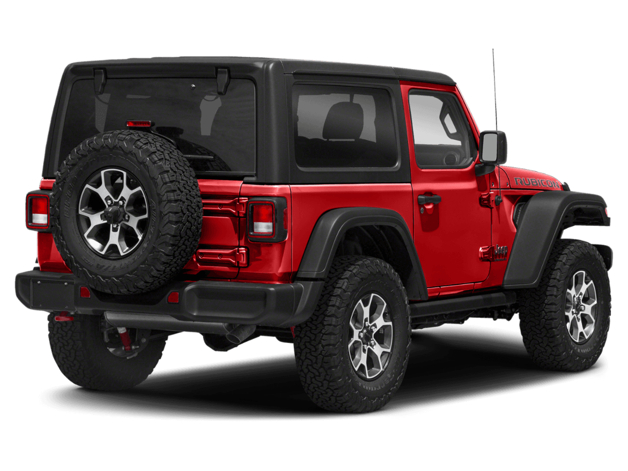 2021 Jeep Wrangler Rubicon - Rear 3/4, facing to the right