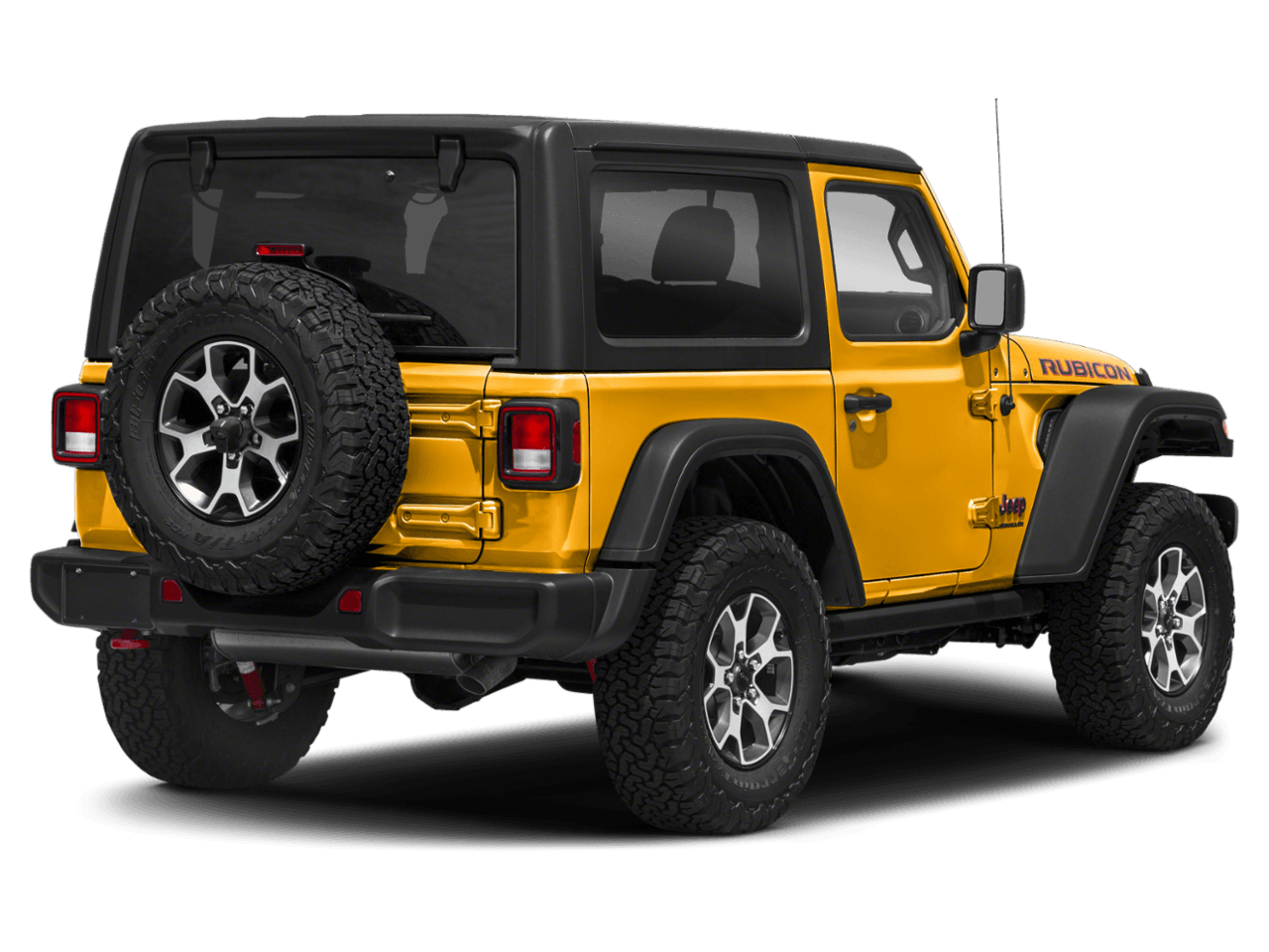 2021 Jeep Wrangler Rubicon - Rear 3/4, facing to the right